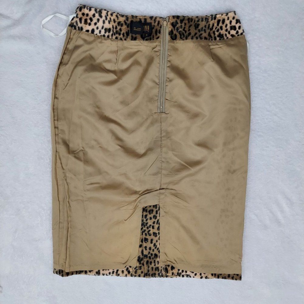 Vintage 90s Y2K Georgiou Studio Animal Print Skirt - Picture 14 of 14